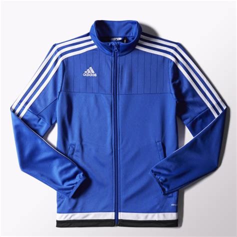 adidas tiro 15 allwetterjacke blau rot